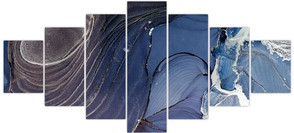 Obraz - Mramorovaný inkoust (210x100 cm)
