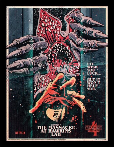 Obraz na zeď - Stranger Things 4 - The Massacre At Hawkins Lab