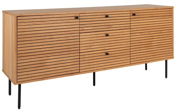 Nordic Living Dubová komoda Serenity 150 x 40 cm