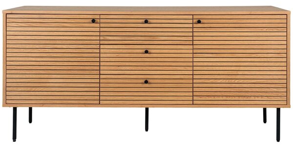 Nordic Living Dubová komoda Serenity 150 x 40 cm