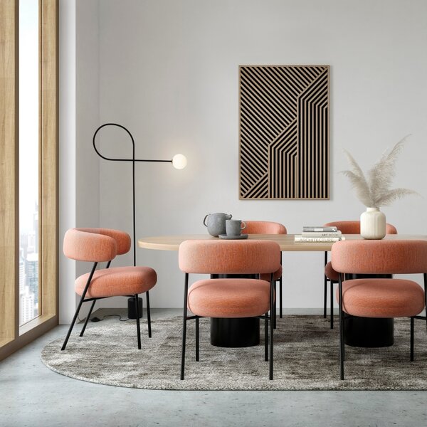 Černá kovová stojací lampa Nova Luce Dedalo 150 cm