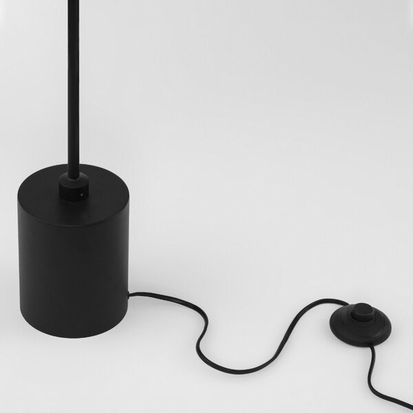 Černá kovová stojací lampa Nova Luce Dedalo 150 cm