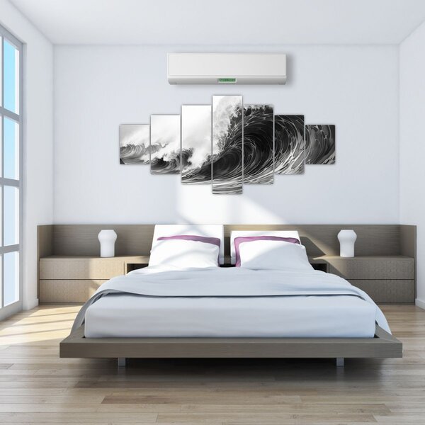 Obraz - Malba vln (210x100 cm)