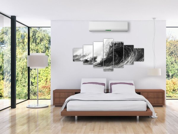Obraz - Malba vln (210x100 cm)