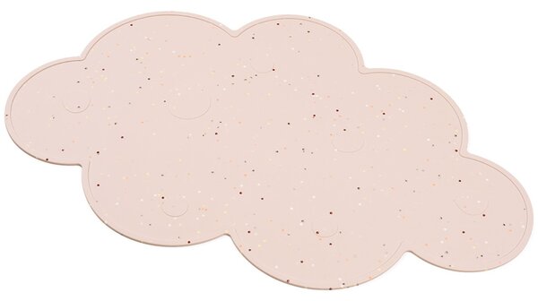 -25 % Dny MOMENTI– Růžové silikonové dětské prostírání Done by Deer Confetti