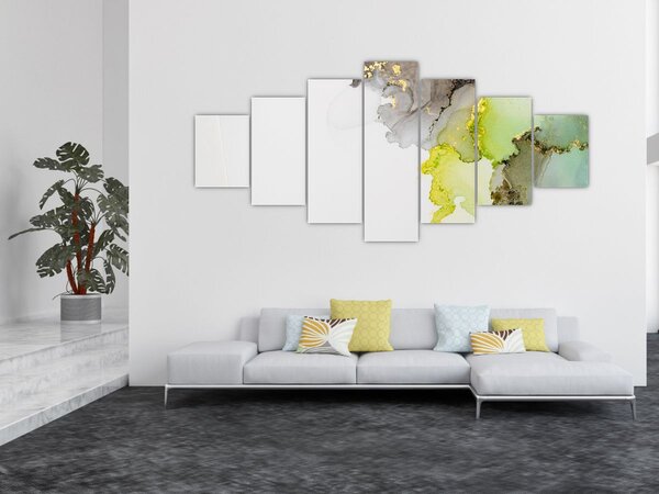 Obraz - Abstraktní umění inkoustem (210x100 cm)