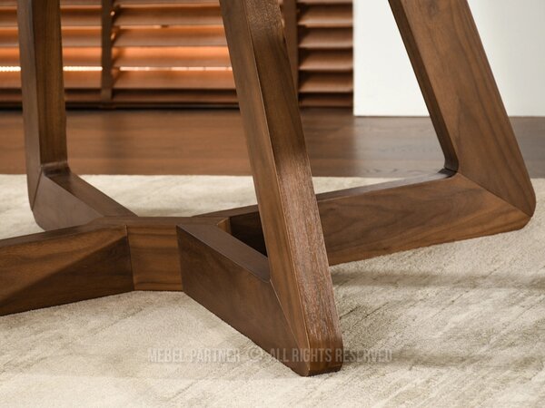 Kulatý rozkládací stůl 130(230)x130 SABRIN - ořech