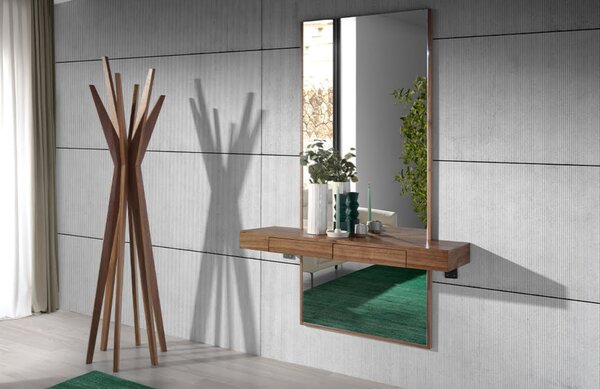 -25 % Dny MOMENTI– Ořechové závěsné zrcadlo Angel Cerdá No. 3235, 180 x 120 cm