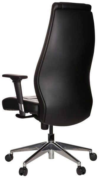 KANCELÁŘSKÉ KŘESLO, vzhled kůže, černá MID.YOU - Online Only kancelářské židle, Online Only