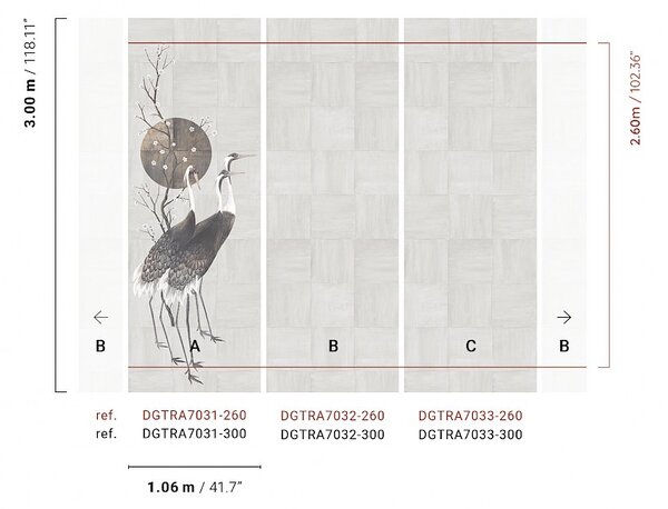 Vliesová obrazová tapeta na zeď, šedá, imitace rohože, DGTRA7033-260, Traces, Masureel