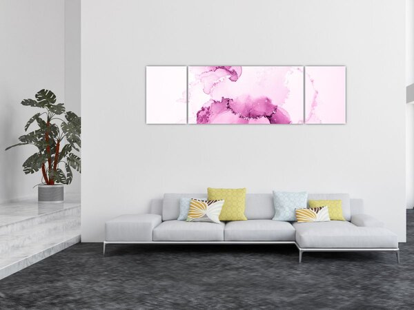 Obraz - Růžový dekor (170x50 cm)