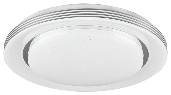 Stropní LED svítidlo ATRIA bílá, průměr 38 cm
