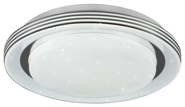 Stropní LED svítidlo ATRIA bílá, průměr 27 cm