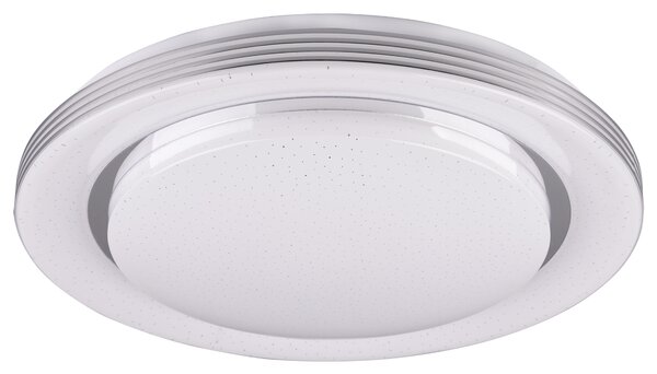 Stropní LED svítidlo ATRIA bílá, průměr 48 cm