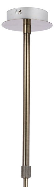 Závěsné bodové svítidlo LENTINI - 6xG9, 40W, patina / jantarové
