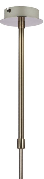 Závěsné bodové svítidlo LENTINI - 8xG9, 40W, patina / jantarové