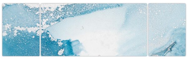 Obraz - Modrý dekor (170x50 cm)