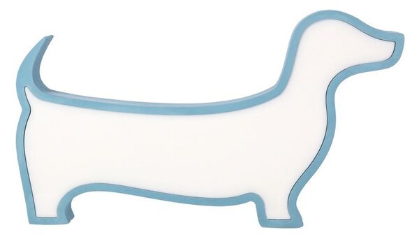 Nástěnné svítidlo do dětského pokoje DOG - 12W, 3000K (teplá bílá), modré