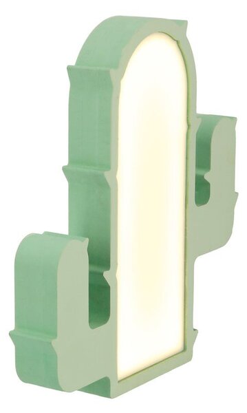 LED nástěnné svítidlo do dětského pokoje CACTUS - 10W, 3000K (teplá bílá), zelené