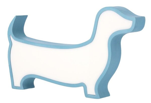 Nástěnné svítidlo do dětského pokoje DOG - 12W, 3000K (teplá bílá), modré