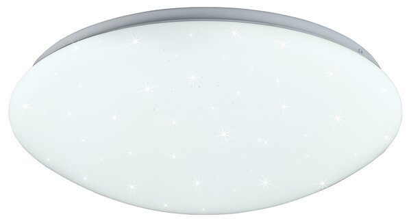 Stropní LED svítidlo LUKIDA bílá, třpytivý efekt