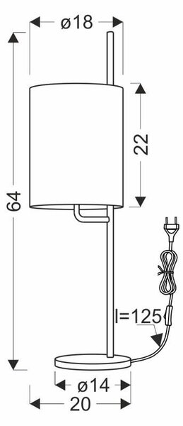 Moderní stolní lampa BENDI - 1xE27, 40W, černá / zelená