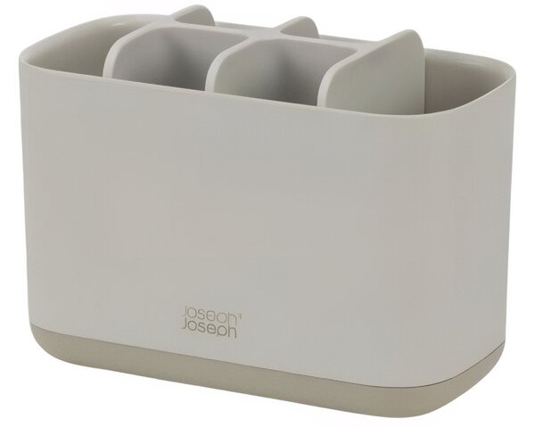 Joseph Joseph Béžový plastový kelímek na kartáčky Easy Store