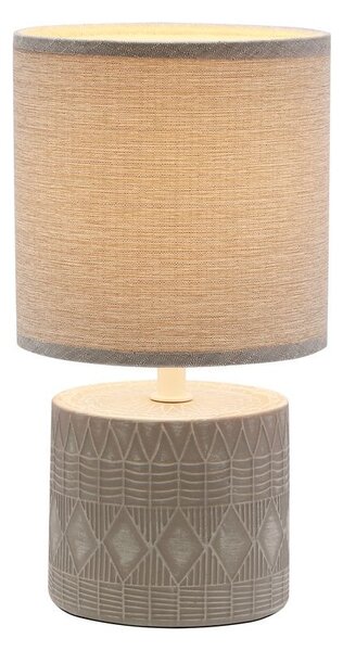 Moderní stolní lampa DINA - 1xE14, 40W, šedá