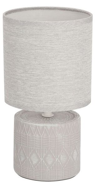 Moderní stolní lampa DINA - 1xE14, 40W, šedá