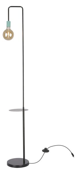 Stojací industriální lampa VIPER - 1xE27, 40W, černá / zelená
