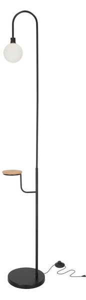 Stojací skandinávská lampa VANITY - 1xG9, 40W, černá / bílá