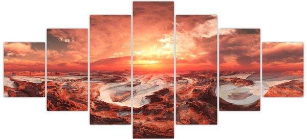 Obraz - Mars (210x100 cm)