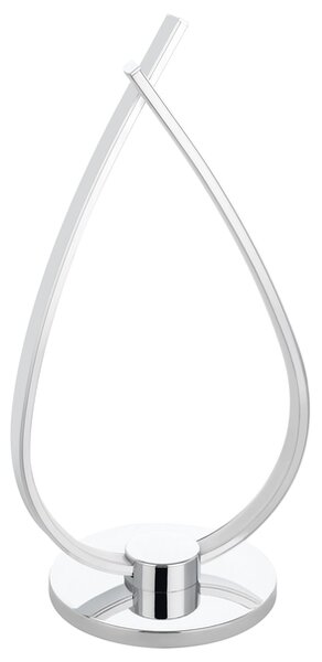 Stolní lampa RONCADE stříbrná