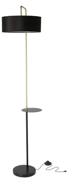 Stojací moderní lampa IMPACT - 1xE27, 40W, černá / zlatá