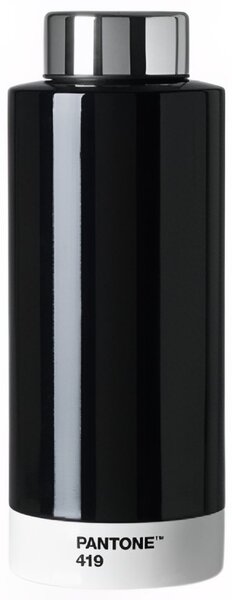 Černá kovová termoláhev Pantone Black 419 530 ml
