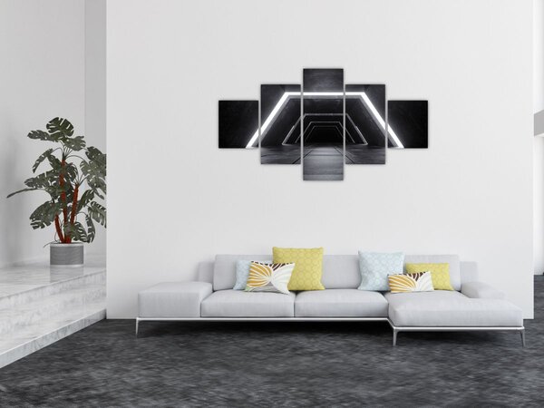 Obraz - Futuristický tunel (125x70 cm)