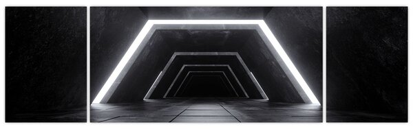 Obraz - Futuristický tunel (170x50 cm)