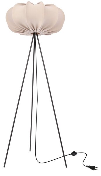 Designová stojací lampa CAFEE - 1xE27, 40W, černá / frappé