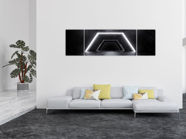 Obraz - Futuristický tunel (170x50 cm)