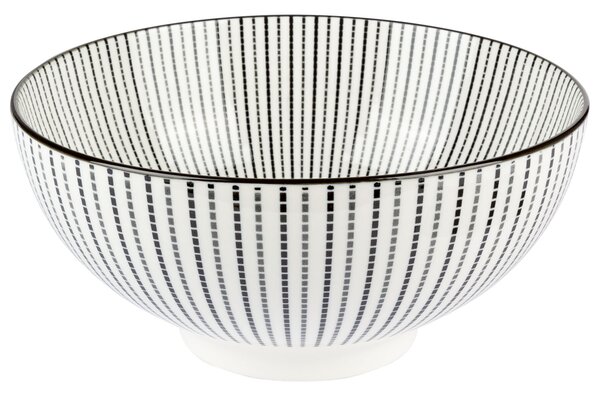 Tognana Poke bowl, Ø 20 cm, 2 kusy (pruhy/černá) (100351960004)