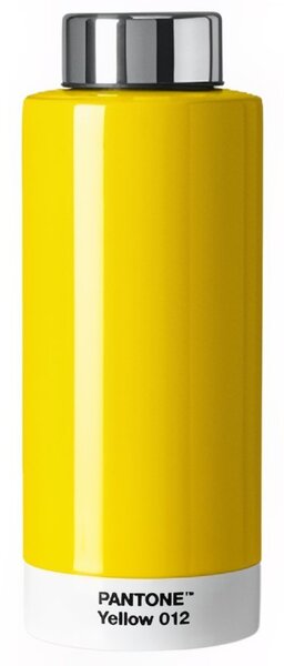 Žlutá kovová termoláhev Pantone Yellow 012 530 ml