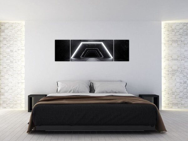 Obraz - Futuristický tunel (170x50 cm)