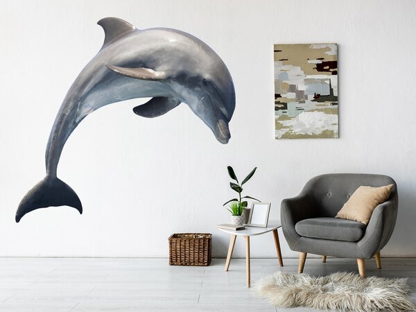 Delfín ve skoku 70 x 65 cm
