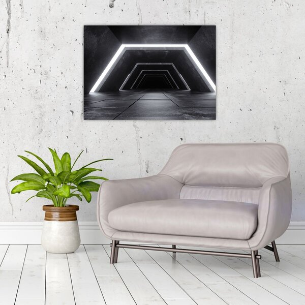 Obraz - Futuristický tunel (70x50 cm)