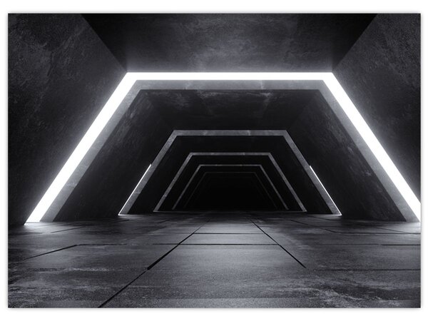Obraz - Futuristický tunel (70x50 cm)