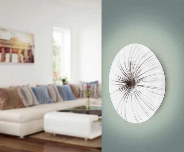 Stropní LED svítidlo NIEVES bílá