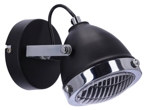 Nástěnné bodové svítidlo CRAZY - 1xGU10, 15W, černé