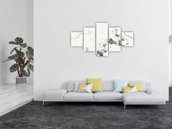 Obraz - Bílý mramor (125x70 cm)