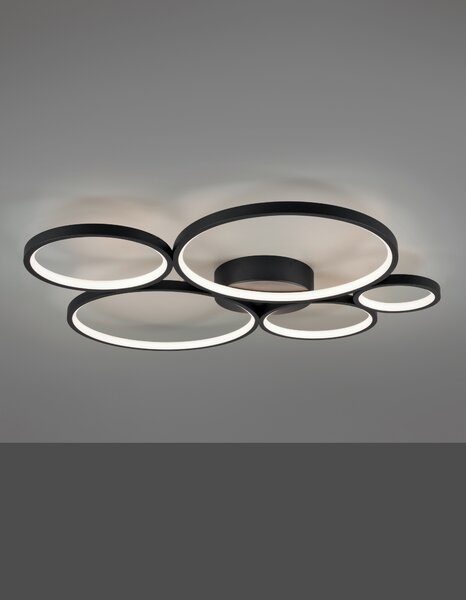 Stropní LED svítidlo RONDO 1 černá