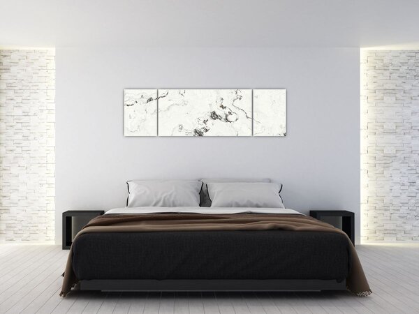 Obraz - Bílý mramor (170x50 cm)